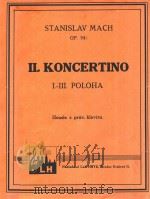 Ⅱ.KONCERTINO(1-3.POLOHA) 1946 PDF电子版封面
