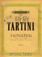 BERUHMTE SONATEN FUR VIOLINE=塔尔蒂尼：奏鸣曲集第一册（ PDF版）