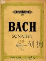 SECHS SONATEN FUR KLAVIER UND VIOLONE=奏鸣曲集下册(小提琴钢琴) PDF电子版封面 JOH.SEB.BACH