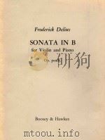 SONATA IN B FOR VIOLIN AND PIANO OP.POSTH（ PDF版）