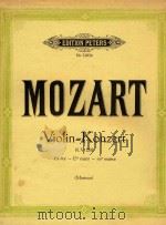 VIOLIN-KONZERT K.V.268 ES DUR-E MAJOR-MI MAJEUR=小提琴协奏曲第6节长调K.V.268（1987 PDF版）