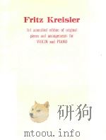 3RD ASSEMBLED EDITION OF ORIGINAL PIECES AND ARRANGEMENTS FOR VIOLIN AND PIANO PDF电子版封面