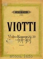 VIOLIN-KONZERT NR.20 DDUR-DMAJOR-REMAJEUR=小提琴协奏曲，第20号D长调（1932 PDF版）