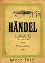 SONATE FDUR-FMAJOR-FAMAJEUR OP.2 NR.3 2 VIOLINEN UND KLAVIER=F大调奏鸣曲（ PDF版）