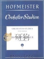 ORCHESTERSTUDIEN FUR VIOLINE HEFT 6 PETER TSCHAIKOWSKI=管弦乐中的小提琴练习曲第六册 PDF电子版封面 HOFMEISTER