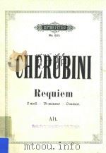 Requiem c moll-Ut mineur-C minor Alt=蔡鲁比尼C短调镇魂曲谱 PDF电子版封面 Cherubini