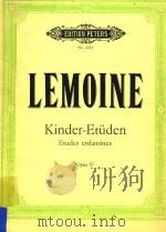 Etudes enfantines=儿童钢琴曲（ PDF版）