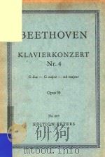 KONZERTNE.4=第四钢琴协奏曲 PDF电子版封面 BEETHOVEN