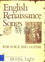 ENGLISH RENAISSANCE SONGS（1982 PDF版）