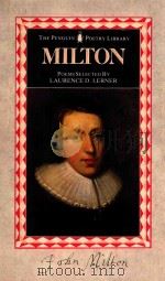 MILTON POEMS（1953 PDF版）