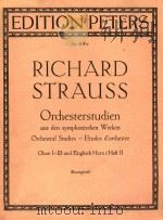管弦乐练习曲第二册(双簧管英国管)(外文) 1910 PDF电子版封面 RICHARD STRAUSS