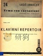 Recicke Pisne=雅那切克:主题变奏曲 1944 PDF电子版封面 V.J.Novtotny