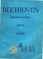 KLAVIERSONATEN=贝多芬32首钢琴奏鸣曲 1953 PDF电子版封面 BEETHOVEN