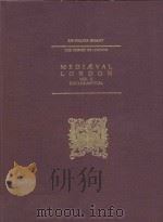 MEDIAEVAL LONDON VOL.2 ECCLESIASTICAL 1986 PDF电子版封面 4895512320