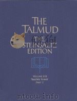 THE TALMUD  THE STEINSALTZ  EDITION  VOLUME  13  TRACTATE TA'ANIT  PART  1（1995 PDF版）