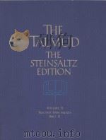 THE TALMUD  THE STEINSALTZ  EDITION  VOLUME  2  TRACTATE BAVA METZIA  PART  2（1990 PDF版）