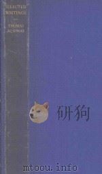 THOMAS AQUINAS 1950 PDF电子版封面