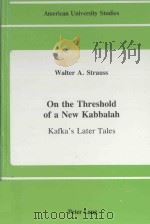 On the Threshold of a New Kabbalah:Kafka's Later Tales（1988 PDF版）