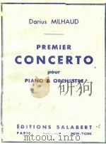 PIANO&ORCHESTRE PDF电子版封面 DARIUS MILHAUD