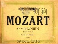 Symphonien Band I Nr.1-6 Klavier zu 4 Handen PDF电子版封面 Mozart