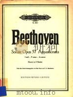 Sonate Opus 57 Appassionata f moll-F minor-fa mineur Klavier zu 2 Handen=贝多芬：热情奏鸣曲（1927 PDF版）