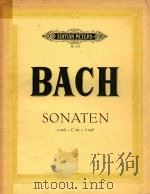Sonaten a moll-C dur-d moll=巴哈钢琴全集（ PDF版）