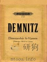 Praktische Elementary school for clarinet（ PDF版）