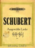 Ausgewahlte Lieder fur Violine und Klavier=曲集 PDF电子版封面