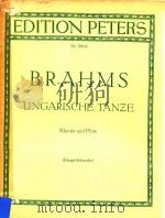 Ungarische Tanz Klavier und Flote PDF电子版封面 Brahms