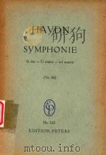 SYMPHONIE G DUR G MAJOR SOL MAJEUR (NR.88)（ PDF版）