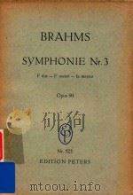 SYMPHONIE Nr.3 F dur opus90=布拉姆斯:第3交响乐F大调作品90（ PDF版）