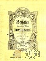 Sonaten fur Pianoforte und Violine PDF电子版封面 L.van Beethoven