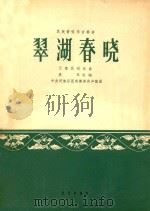 民族管弦乐合奏曲:翠湖春晓(云南民间乐曲)（1965 PDF版）