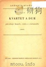KVARTET A DUR（1862 PDF版）