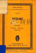 Overture Roi Lear-King Lear Konig Lear（ PDF版）