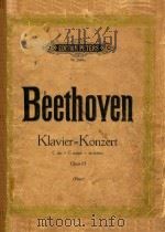 Klavier=Konzert C dur-C major-ut majeur Opus 15（ PDF版）