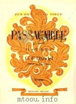 Passacaille g moll（ PDF版）