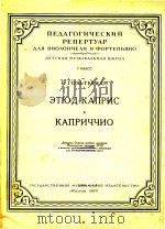 随想练习曲 随想曲(附分谱)(外文)（ PDF版）
