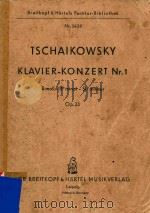 Klavier-Konzert Nr.1 B moll-Bb minor-Sib mineur Op.23（ PDF版）