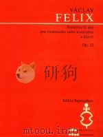 G大调低音提琴和钢琴小奏鸣曲(附分谱)(外文)（ PDF版）