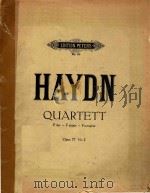 QUARTETT fur zwei Violinen Viola und Violoncello Opus 77 Nr.2 PDF电子版封面 Joseph Haydn