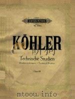 Technische Studien fur klavier 1912 PDF电子版封面 Louis Kohler