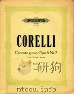 Concerto grosso Opus 6 Nr.2 F dur-F major-fa majeur Partitur（ PDF版）