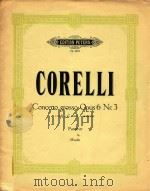 Concerto grosso Opus 6 Nr.3 c moll-C minor-ut mineur Partitur（ PDF版）