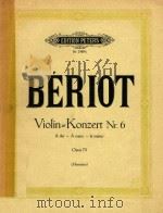 VIOLIN=konzert NR.6 A dur-A major- la majeur Opus 70（ PDF版）