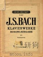 Klavier werke busoni-ausgabe（ PDF版）