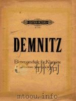ELEMENTARSCHULE FUR KLARINETTE（ PDF版）