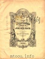 Sechs Suiten Sonaten fur Violoncello solo（ PDF版）