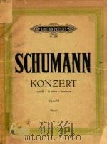 Konzert a moll-A minor-la mineur Opus 54（ PDF版）