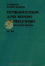 Introduction and Rondo capriccioso for Violin and Orchestra PDF电子版封面